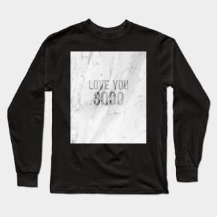 Love You 3000 Marble Long Sleeve T-Shirt